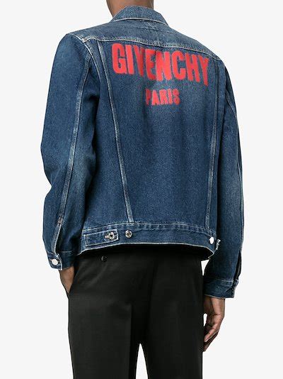 givenchy brown jacket|Givenchy denim jacket men.